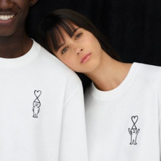 ami 아미 jean jullien x ami 맨투맨 (3가지 디자인