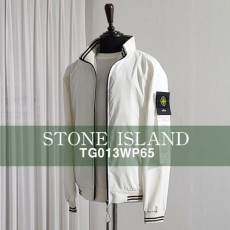 stone islan* 스톤아일랜* 로고패치 라인 자켓