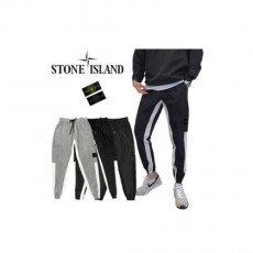 stone islan* 스톤아일랜* 배색 메탈 조거바지