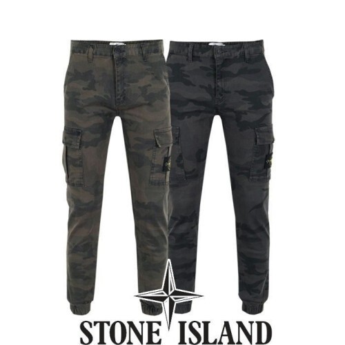stone islan* 스톤아일랜* 카모 조거카고팬츠