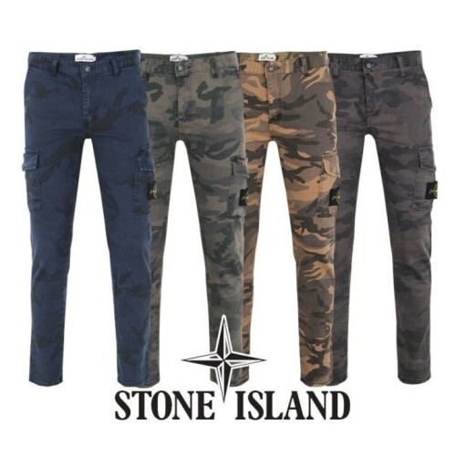 stone islan* 스톤아일랜* 카모 카고팬츠