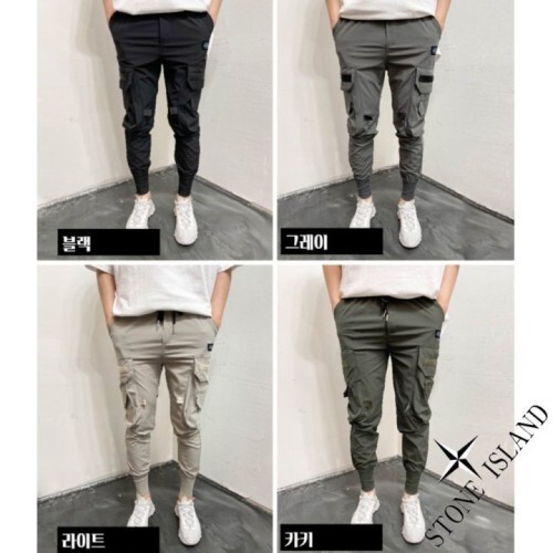 stone islan* 스톤아일랜* 아이스포켓벨크로팬츠