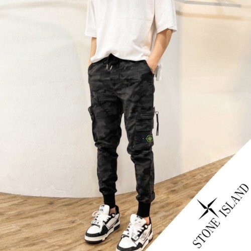 stone islan* 스톤아일랜* 카모밀리터리 아이스냉감팬츠