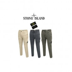 stone islan* 스톤아일랜* 뒤포인트 사선 포켓 슬림핏 팬츠