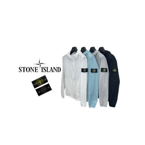stone islan* 스톤아일랜* 초경량 후드 바람막이