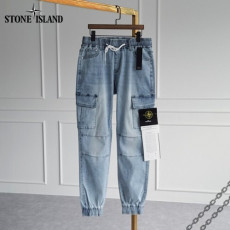 stone islan* 스톤아일랜* 패치 아이스 조거 청바지