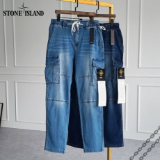 stone islan* 스톤아일랜* 카고 절개 일자 청바지