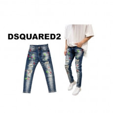 dsquared2 디스퀘어드2 덧뎀 페인팅 청바지