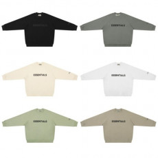 essentials 에센셜 7712 프론트 로고 기모 맨투맨