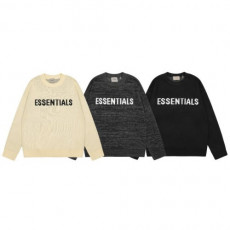 essentials 에센셜 1118 로고 니트