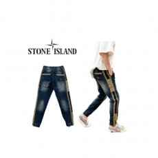 stone islan* 스톤아일랜* 밴딩 빈티지 데님 조거바지