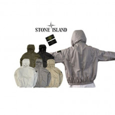 stone islan* 스톤아일랜* fw 유광 윈드 후드 자켓