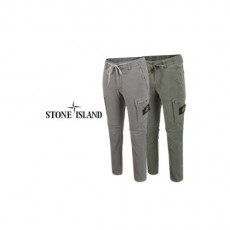 stone islan* 스톤아일랜* 슬림 스판 밴딩 카고 바지