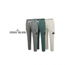stone islan* 스톤아일랜* 피그먼트 밴딩 카고 바지