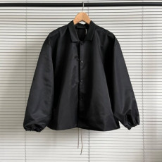 essentials 에센설 블랙 로고 코치 자켓