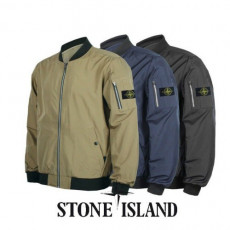stone islan* 스톤아일랜* 경량 항공 블루종 점퍼