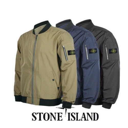 stone islan* 스톤아일랜* 경량 항공 블루종 점퍼