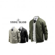 stone islan* 스톤아일랜* 와펜 항공 블루종 자켓