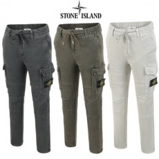 stone islan* 스톤아일랜* 슬림핏 피그먼트 스판 카고팬츠