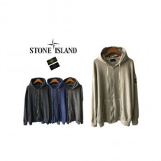 stone islan* 스톤아일랜* 후염 후드 집업
