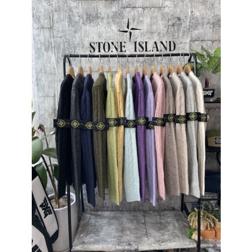 stone islan* 스톤아일랜* 케이블 꽈배기 니트