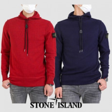 stone islan* 스톤아일랜* 울캐시 와펜후드 스웨드
