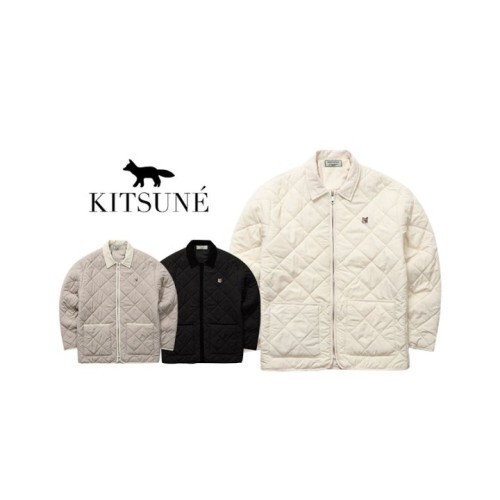 maison kitsun* 메종키츠* 퀄팅 깔깔이 자켓