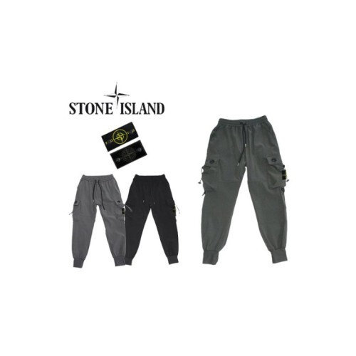 stone islan* 스톤아일랜* 융기모 스트링 카고 팬츠