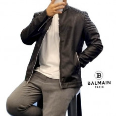 balmain 발망 레더 하드 라이더 자켓