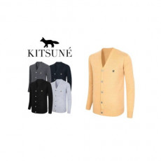maison kitsun* 메종키츠* 폭스 브이넥 가디건