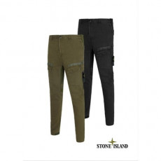 stone islan* 스톤아일랜* 가먼트워싱 포켓카고 슬림진