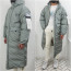 stone islan* 스톤아일랜* 스노우에디션 메탈 롱파카