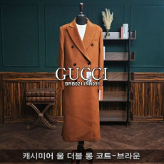  구* 캐시미어 울 더블 롱 코