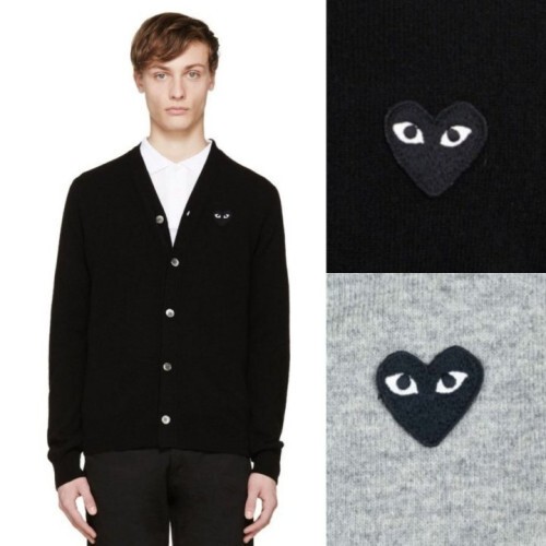 comme des garco** 꼼데가르* 캐시 v 니트가디건