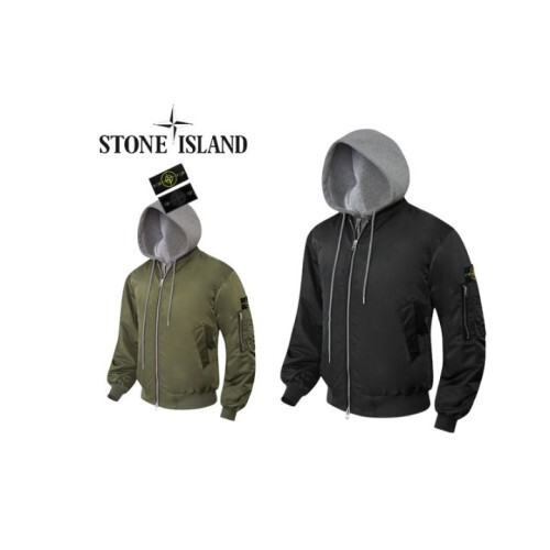 stone islan* 스톤아일랜* 후드 탈부착 항공 점퍼
