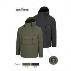 stone islan* 스톤아일랜* 포켓 후드 야상