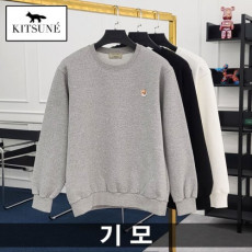 maison kitsun* 메종키츠* 폭스헤드 기모 맨투맨
