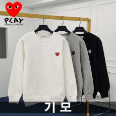 comme des garco** 꼼데가르* 하트와펜 기모 맨투맨