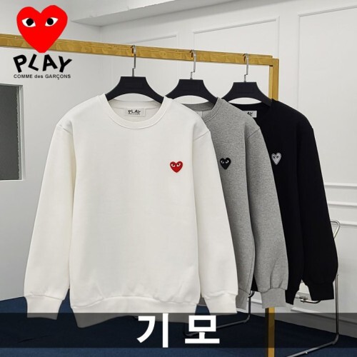 comme des garco** 꼼데가르* 하트와펜 기모 맨투맨