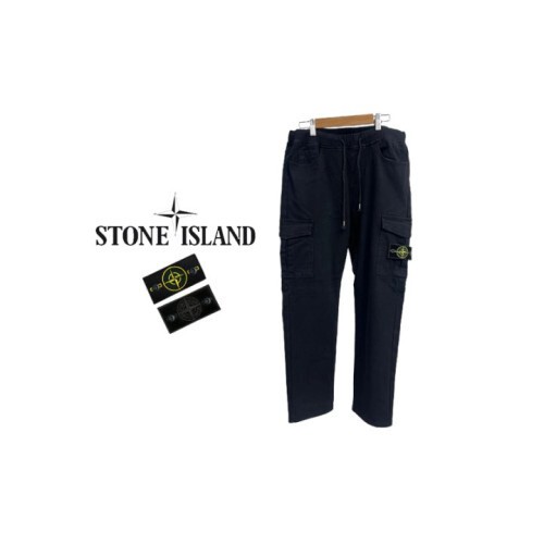 stone islan* 스톤아일랜* 밍크기모 밴딩 카고 바지