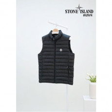 stone islan* 스톤아일랜* 남성 와펜 패치 하이넥 경량 다운