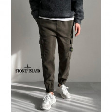stone islan* 스톤아일랜* 기모 골덴 카고조거