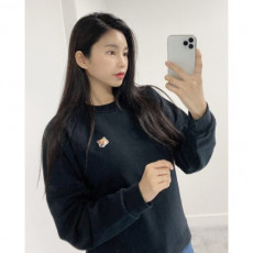 maison kitsun* 메종키츠* 폭스 기모 맨투맨