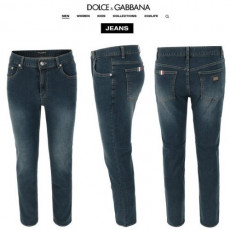 dolce & gabbana 돌체앤가바* 블루 워싱 진청 슬림 일자진