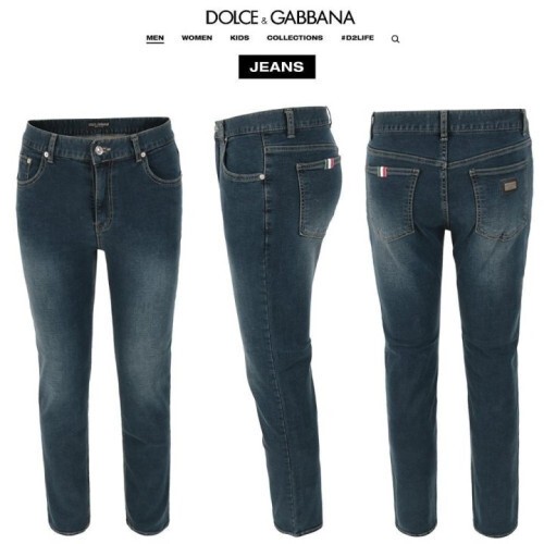 dolce & gabbana 돌체앤가바* 블루 워싱 진청 슬림 일자진