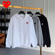 comme des garco** 꼼데가르* 하트와펜 베이직 쭈리 후드티