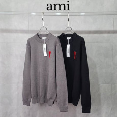 ami 아미 레드하트 캐시미어 울 니트