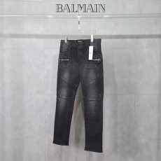 balmain 발망 바이커 세로절개 흑 청바지