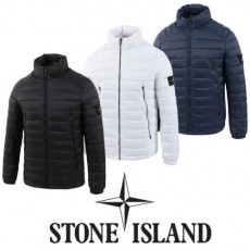 stone islan* 스톤아일랜* pd15 지퍼장식 다운라이크