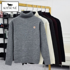 maison kitsun* 메종키츠* 폭스헤드 케이블 폴라 니트